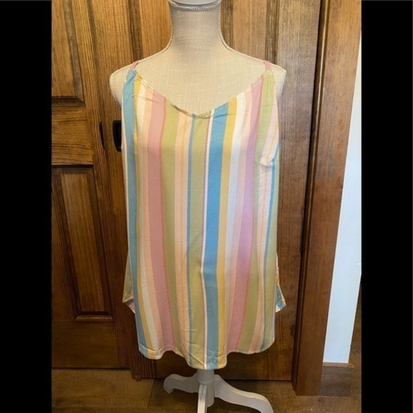 Torrid Ava - Multistripe Stretch Challis Cami Size‎ 2x. - Picture 1 of 5